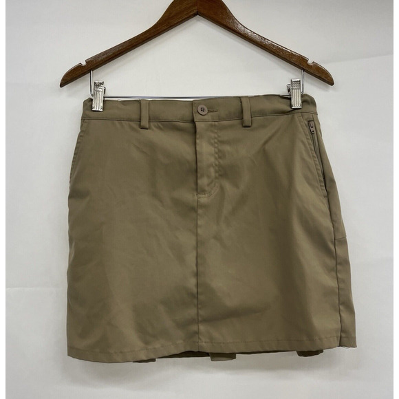 Lands' End Other - Girls Lands End Size 16 Khaki Skirt Uniform 16 Inch Length 100% Polyester Chrty